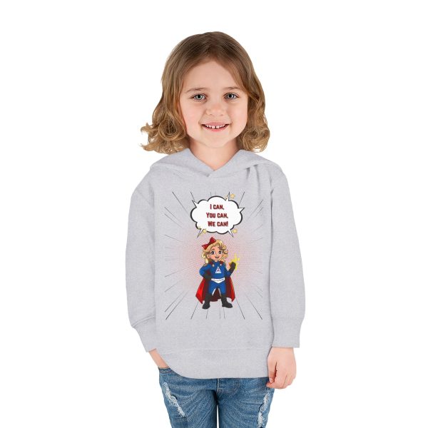 Superhero AmeriCan girl Toddler Hoodie - Image 6