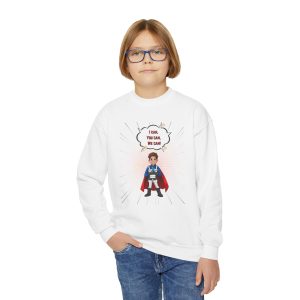 Superhero AmeriCan boy Youth Crewneck Sweatshirt