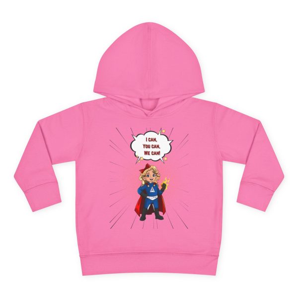 Superhero AmeriCan girl Toddler Hoodie - Image 7