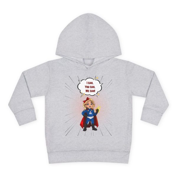 Superhero AmeriCan girl Toddler Hoodie - Image 4
