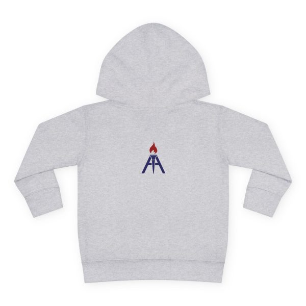 Superhero AmeriCan girl Toddler Hoodie - Image 5