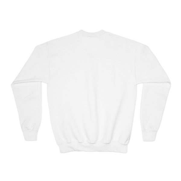 Superhero AmeriCan girl Youth Crewneck Sweatshirt - Image 3